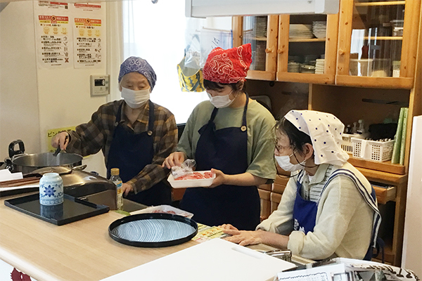 日常の様子の写真